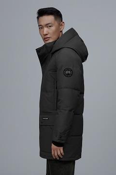 Chamarras Canada Goose Hombre Mexico - Emory Abrigos Black Label Negros HE6750219
